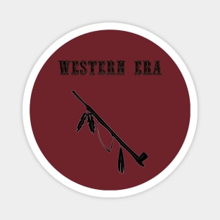 Western Era - Ceremonial peace Pipe Magnet